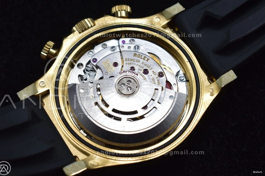 on Daytona Black Oysterflex 1:1 Dial Clean Strap SA4130 Rubber Best Edition 116518 0401